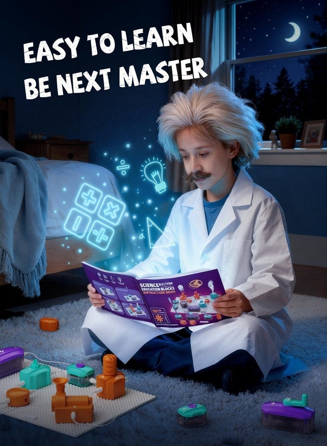 MEWOCHEE Science Kits for Kids Age 5-7 8-12, STEM Science Circuits Experiments for Kid, Over 450 Projects, 45 Circuit Parts, STEM Toys for 5+ Year Old, Ideas Gifts for Smart Kids, Educational Toy Gifts - Image 4